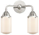 288-2W-PC-G311-LED 2 Light 12.5" Bath Vanity Light, Polished Chrome