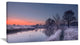 "Frosty Fall Morning Panorama" Landscape Print Wall Artwork, 1 Panel, 60"x28"