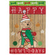 Dog Happy Howlidays Flag, Garden