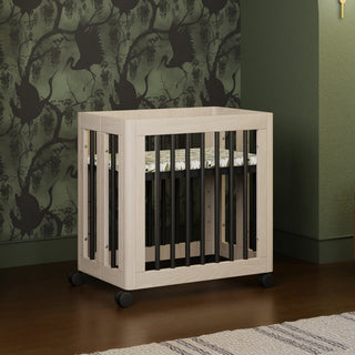 Yuzu 8-in-1 Convertible Crib With All-Stages Conversion Kits, Black