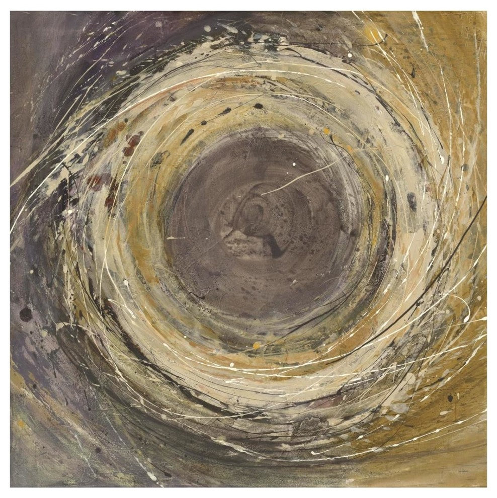 "Wooden Rings" Digital Paper Print by Albena Hristova, 32"x32"