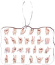 Alphabet Sign Language Sign Language Design Rectangle Christmas Tree Ornament
