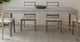 Nylah Dining Table - Platinum/Brushed Gold
