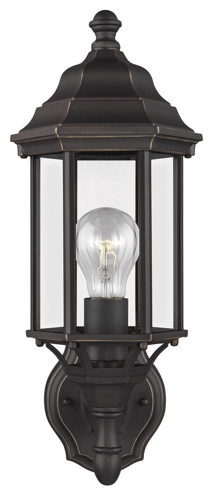 Generation Lighting Lighting Small 1-Light Uplight Outdoor Lantern, Bronze