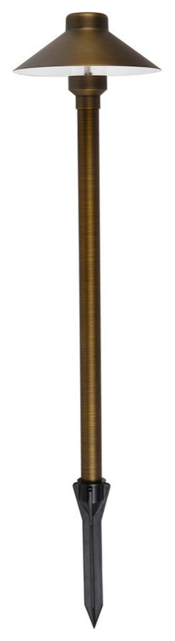 Annabelle Cast Brass Spot and Path Lighting, Set of 6, Kit 2