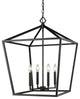 Millennium Lighting Corona Pendant, Matte Black