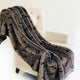 Plutus Gunmetal Gray Tones Tissavel Faux Fur Luxury Throw, Blanket 114l X 120w K