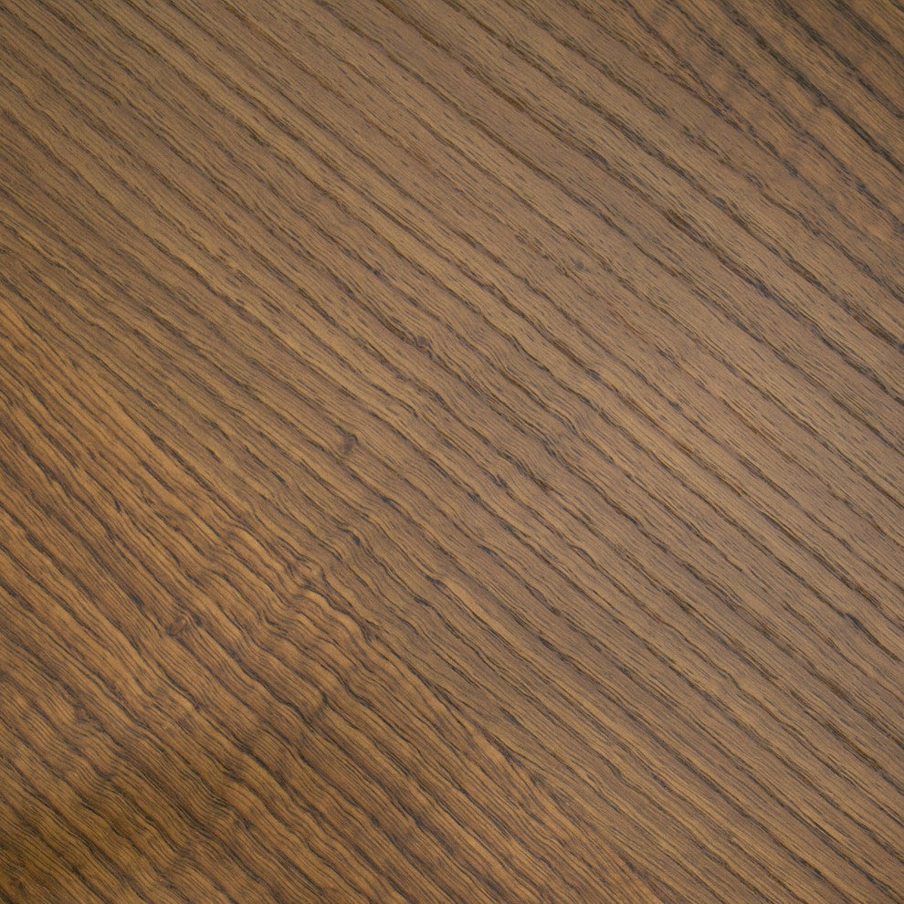 Modrest Marjorie Modern Walnut, Brushed Gold Rectangular Dining Table