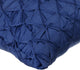 Blue Decorative Pillow Covers 24"x24" Silk, Navy Companioins