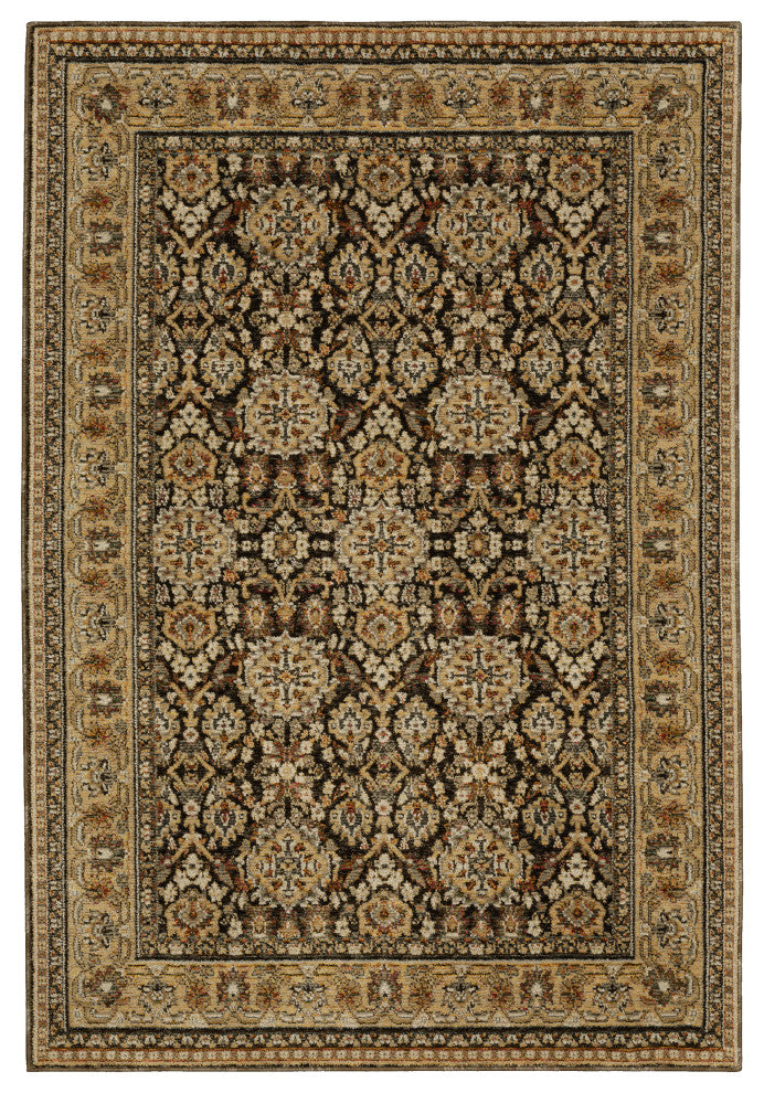Oriental Weavers Andorra 2431A Traditional Rug, Brown, 3'3"x5'2"