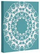 Deny Designs Karen Harris Mod Medallion Aqua Art Canvas