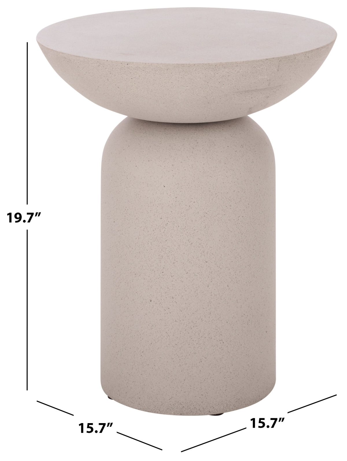 Safavieh Dylan Indoor-Outdoor Side Table, Beige