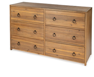 Lark 6 Drawer Natural Wood Dresser, 5525312