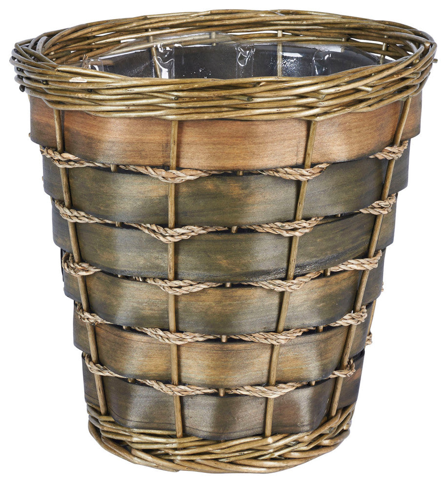 Haven Wicker Waste Basket