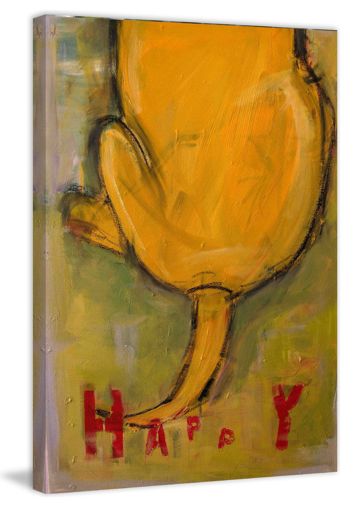"Happy Tails" Painting Print on Canvas by Tori Campisi