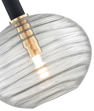 Breton 1-Light LED Pendant, Aged Brass