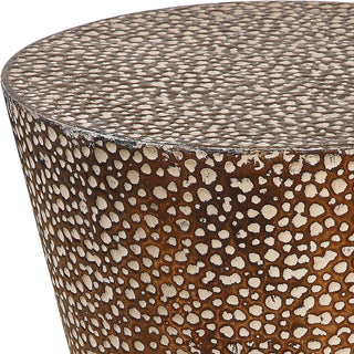 Uttermost Cutler Drum Shaped Accent Side Table