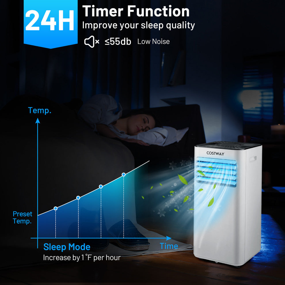 Costway Portable Air Conditioner 10000 BTU Evaporative Air Cooler Dehumidifier
