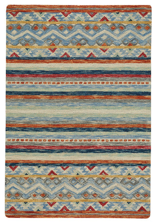 Shakta-Kelim Hand Tufted Area Rug, Multitone, Runner, 8'x2'6"
