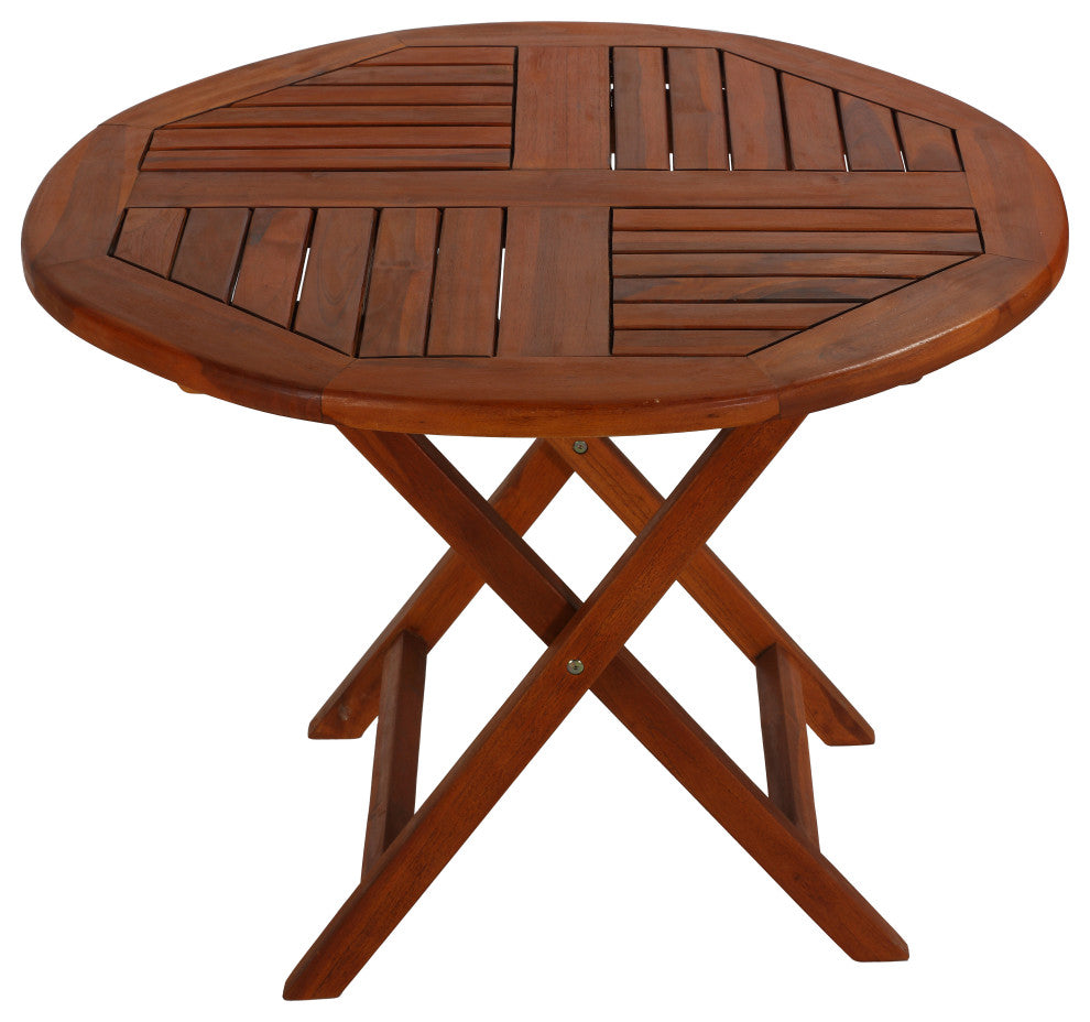 Bare Decor Jessa Indoor or Outdoor Solid Teak Wood Coffee Table 36"x20"