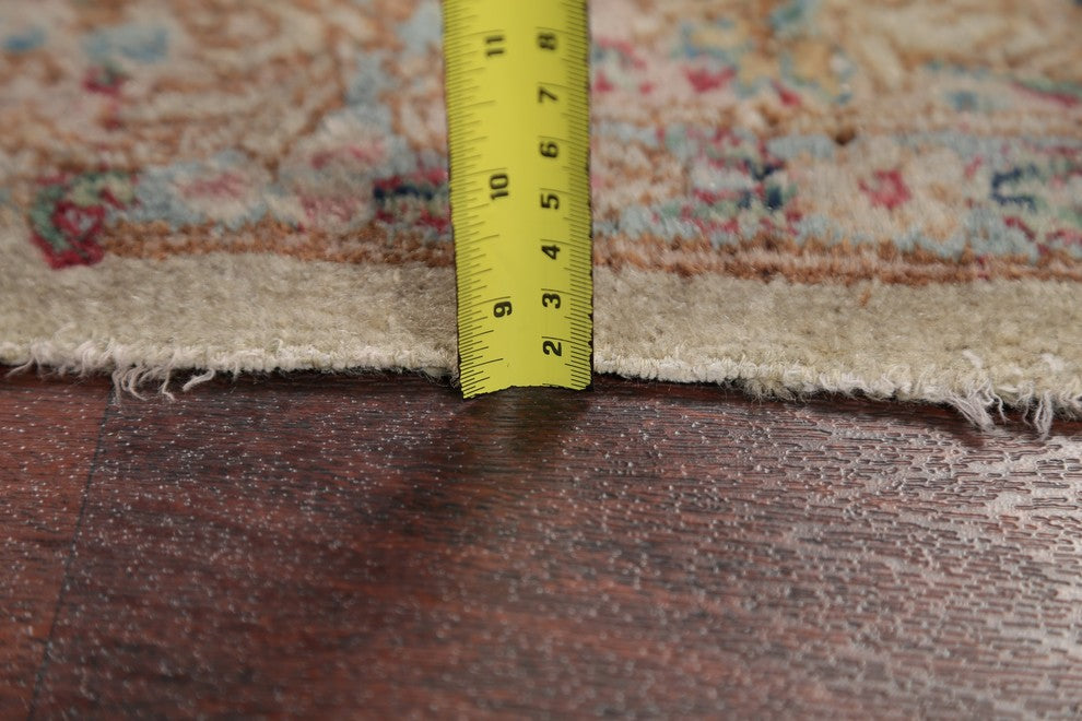 Consigned, Oriental Hand-Knotted Vintage Persian Style Rug, Brown, 5'1"X3'0"