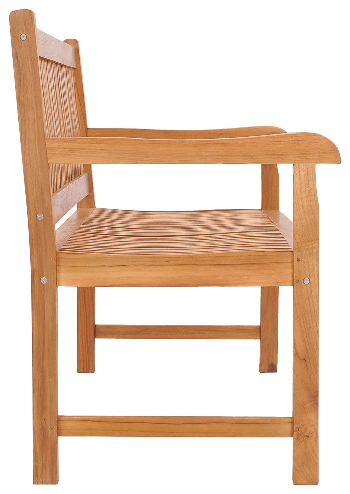 Teak Wood Elzas Triple Bench