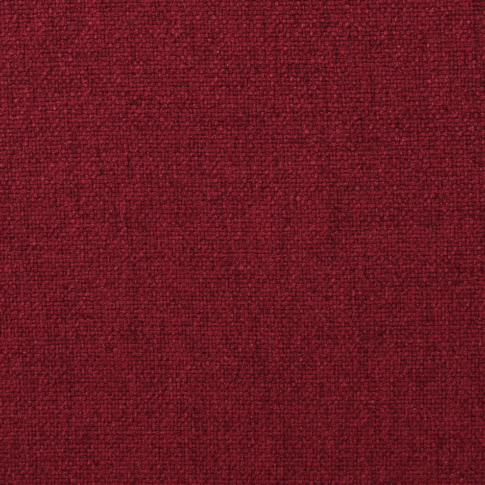 GDF Studio Blaine Tufted Wing Back Dining Chairs, Set of 2, Deep Red, Fabric