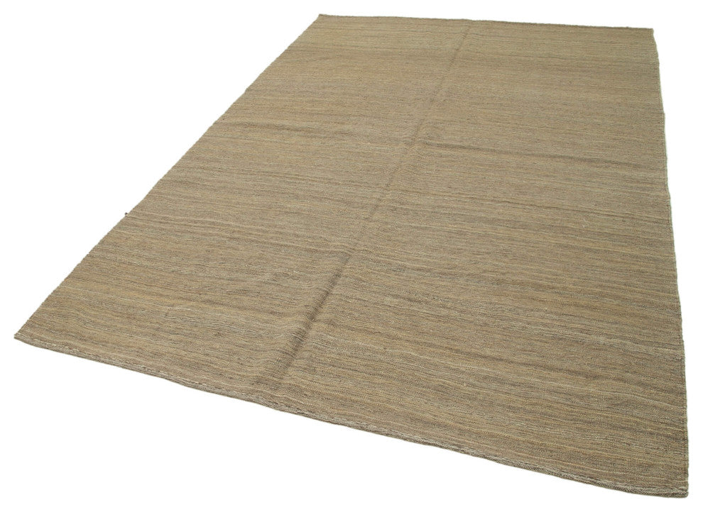 Rug N Carpet - Hand-knotted Oriental 6' 5'' x 9' 8'' Flatweave Wool Kilim Rug