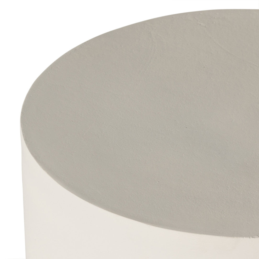 Basil Outdoor Drink Table-Matte White