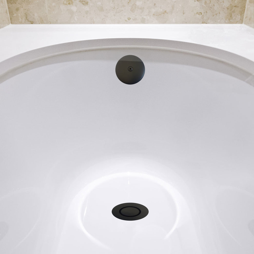 Patented Pop Down Bathtub Drain, Oil Rubbed Bronze