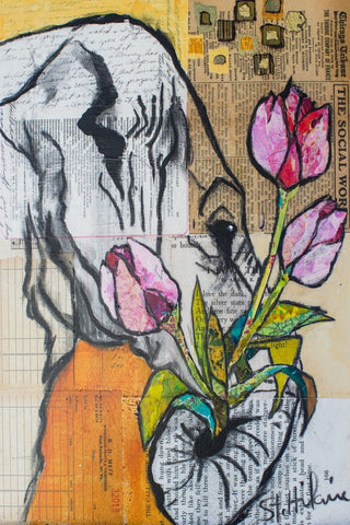 "Be Thankful" Painting Print on Wrapped Canvas, 24x36