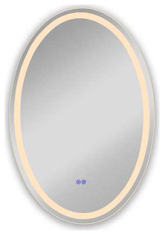 CHLOE Lighting SPECULO Back Lit LED Mirror 4000K, Warm White, 24"