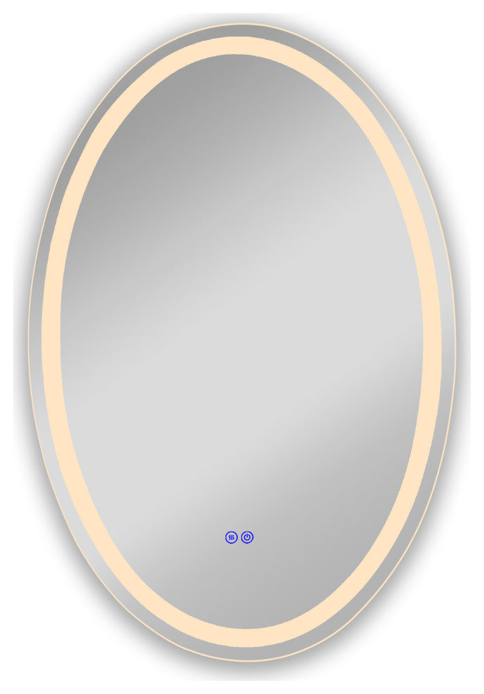 CHLOE Lighting SPECULO Back Lit LED Mirror 4000K, Warm White, 24"