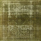 Ahgly Company Indoor Square Mid-Century Modern Area Rugs, 7' Square