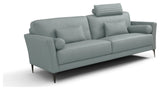 ACME Tussio Sofa With 5 Pillows, Leather, Watery