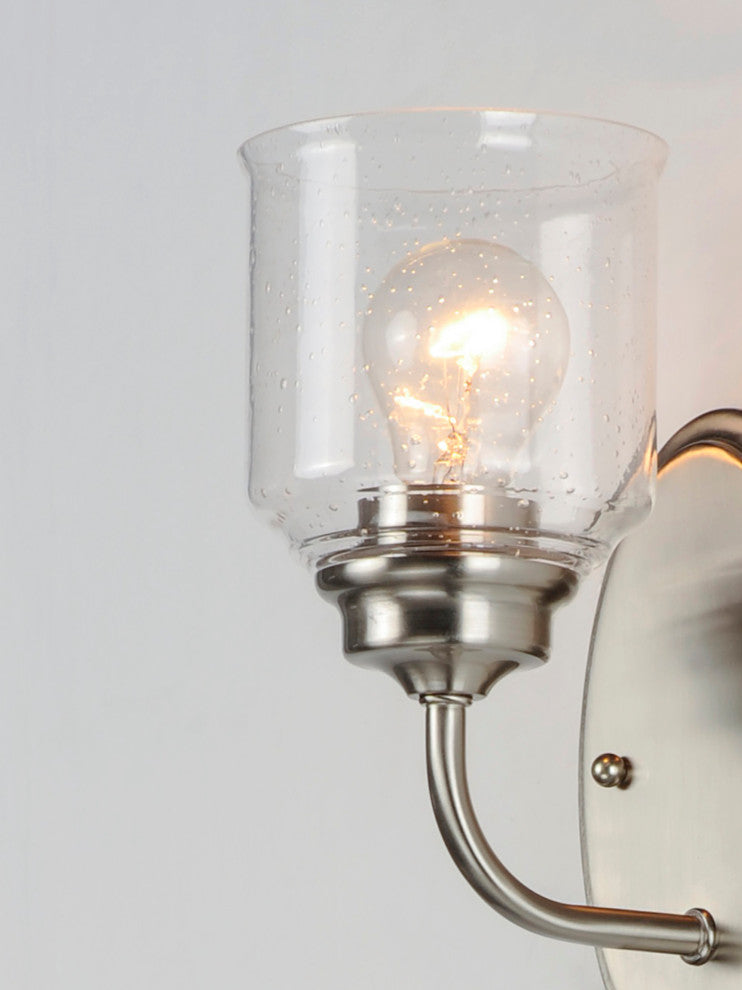 Maxim 12261CD Acadia 11" Tall Bathroom Sconce - Black