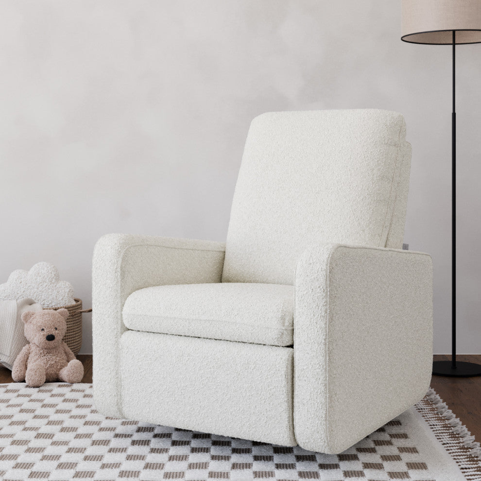 Graco Teddi Power Recliner Swivel Glider, Ivory Boucle
