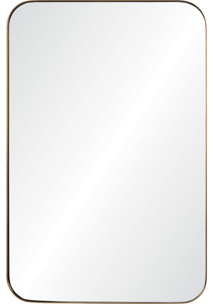 Edwin Irregular Shaped Bronze Wall Mirror