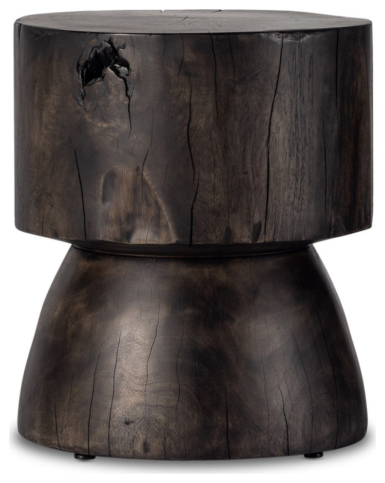 Tino End Table-Rubbed Black