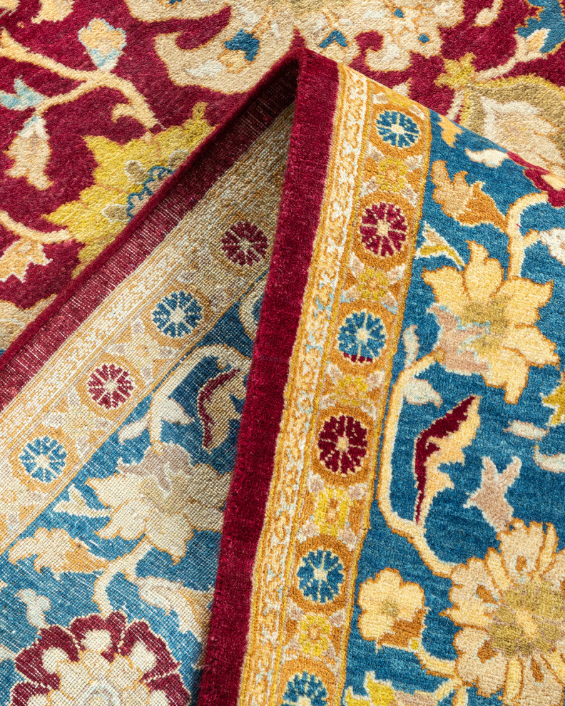 Mogul, One-of-a-Kind Hand-Knotted Area Rug Red, 6'1"x8'9"