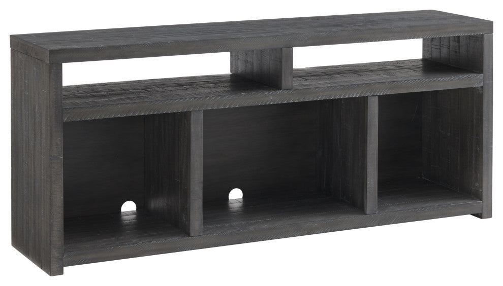 Lexington Rectangular 70" Solid Wood TV Stand, Gray