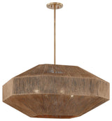 Troy Lighting F3636 Laken 4 Light 36"W Chandelier - Patina Brass