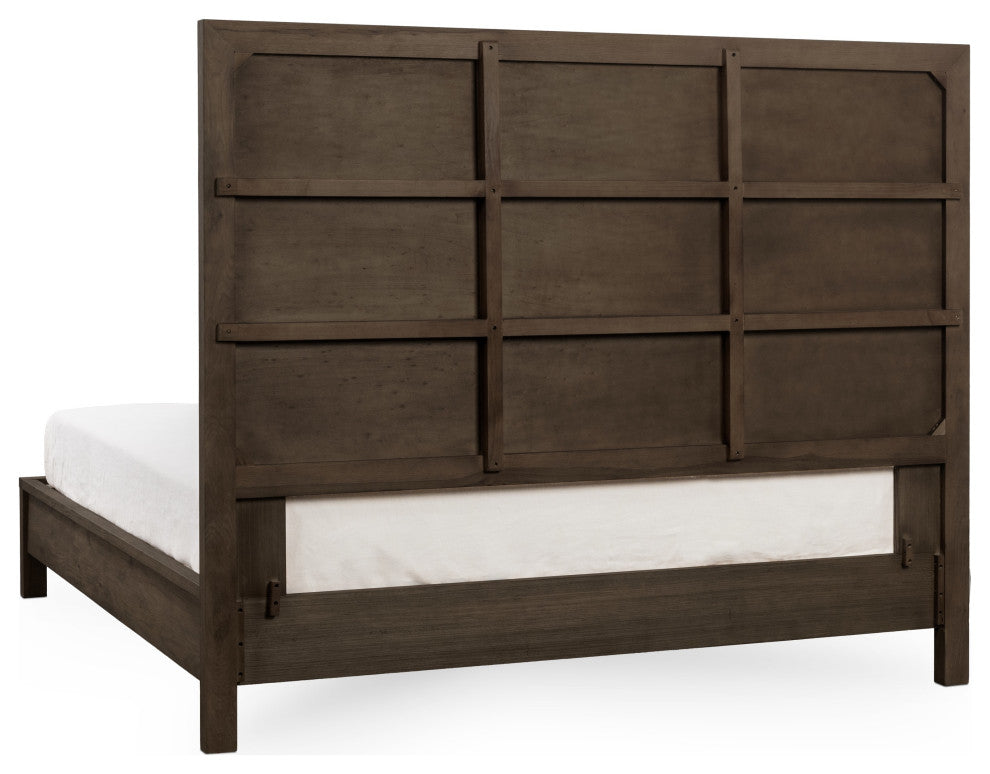 Santa Clara Wood Platform Bed, Toasted Brown, King
