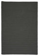 Simply Home Solid H661 Gray Indoor/Outdoor Area Rug, Rectangular 2'x12'