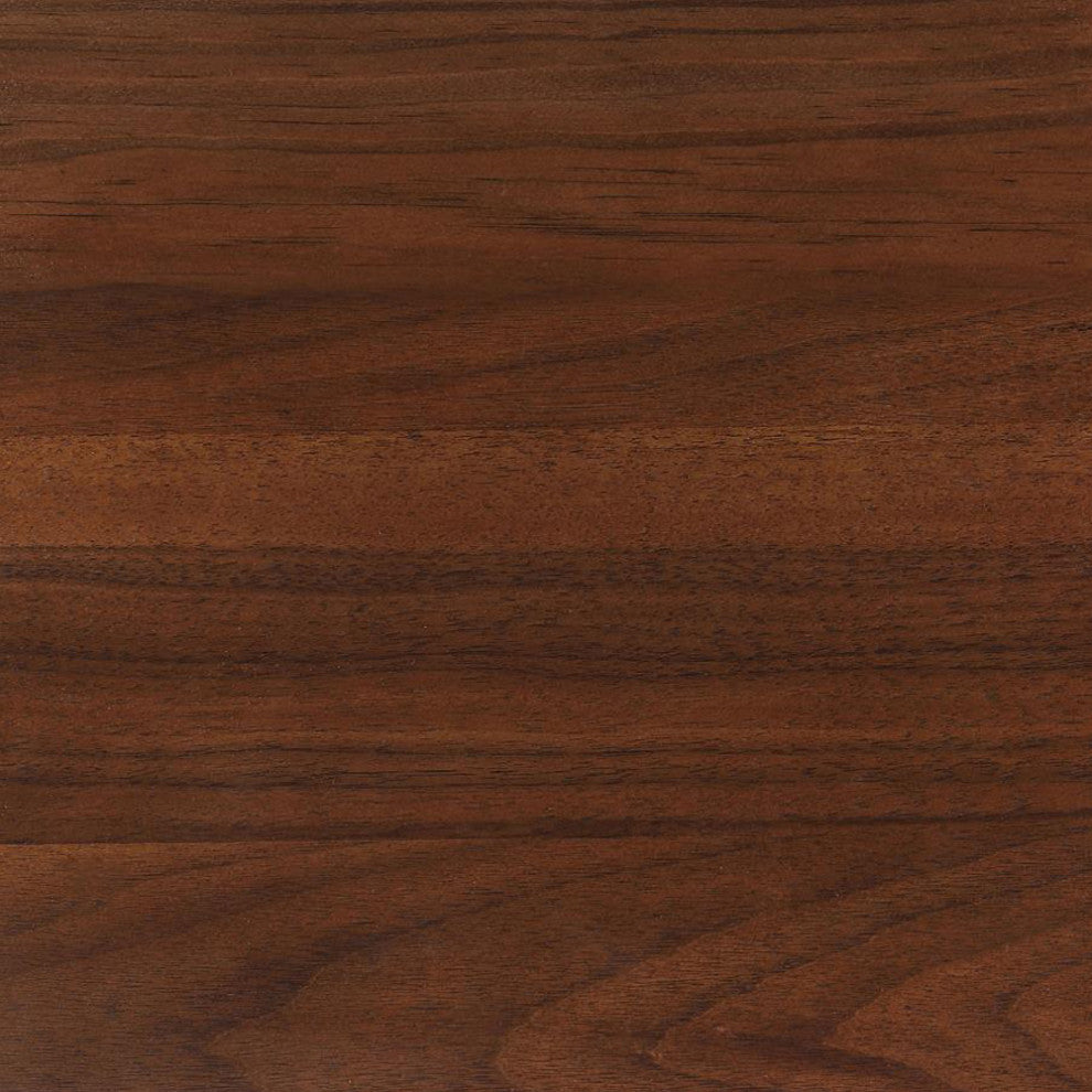 6 Drawers Wooden Dresser, Dark Walnut