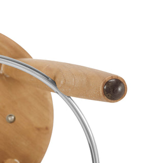 Deandre Backless Swivel Counter Stool, Borneo Chocolate, Pu