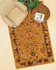 EORC Gold Wool Bohemian Oushak Rug 8'9x11'9