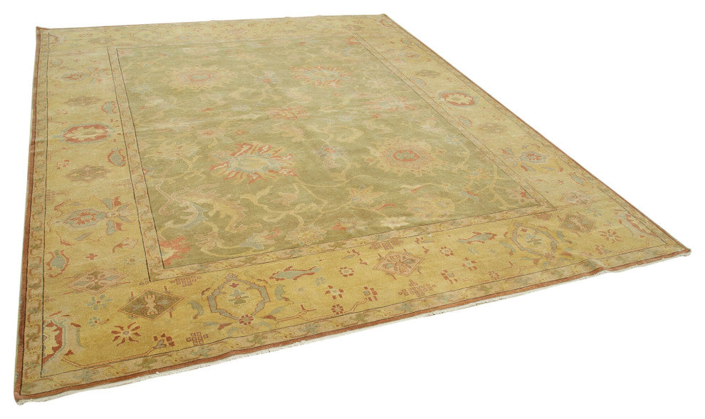 Rug N Carpet - Handmade Oriental 8' 4" x 10' 0" One-of-a-Kind Oushak Area Rug