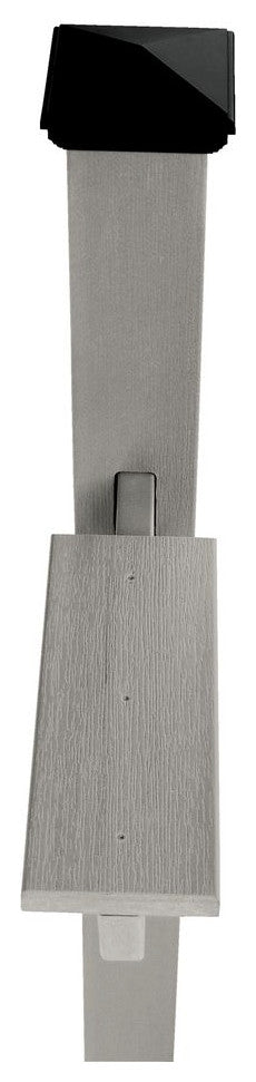 Hazleton Mailbox Post, Harbor Gray