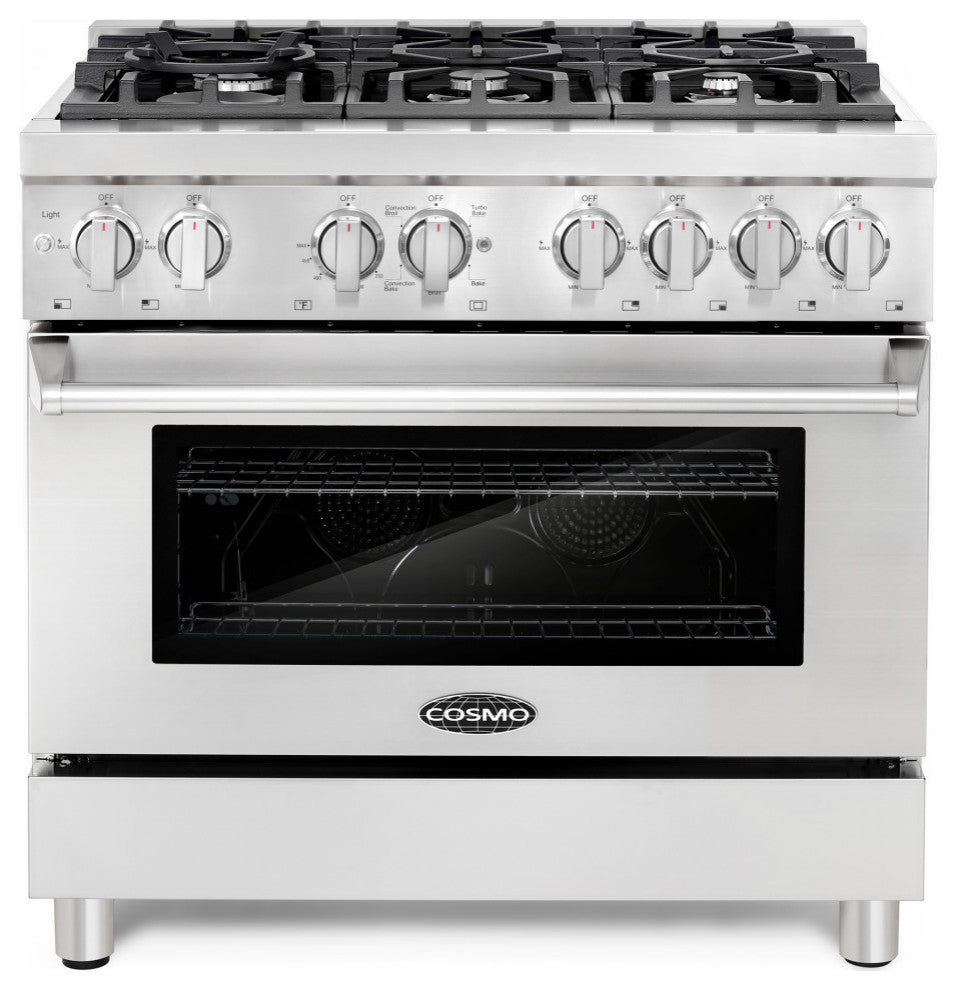 4-Piece, 36" Range, 24" Dishwasher, Refrigerator and 48 Bottle Wine Cooler